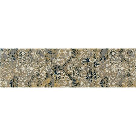 ART CARPET 2 X 8 Ft. Bastille Collection Emerge Woven Area Rug, Yellow 841864109740